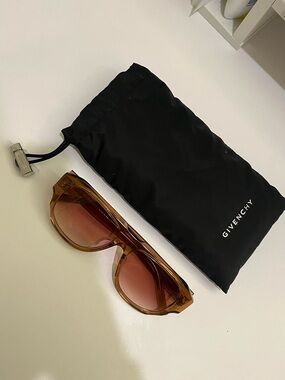 Givenchy Brown Sunglasses with Gradient Lenses